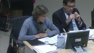La ministra d'Agricultura i Pesca, Alimentació i Medi Ambient, Isabel García Tejerina, a la reunió del Consell Europeu el passat 13 de desembre de 2016