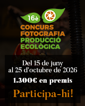 Participa al 16&egrave; Concurs de Fotografia del CCPAE! 100&euro; per a les 12 guanyadores + mes del Calendari Ecol&ograve;gic 2027 + 100&euro; extra per a la foto de portada!