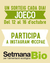 Sortejos #JoEco Setmana Bio 2026: participa a l'Instagram del CCPAE!